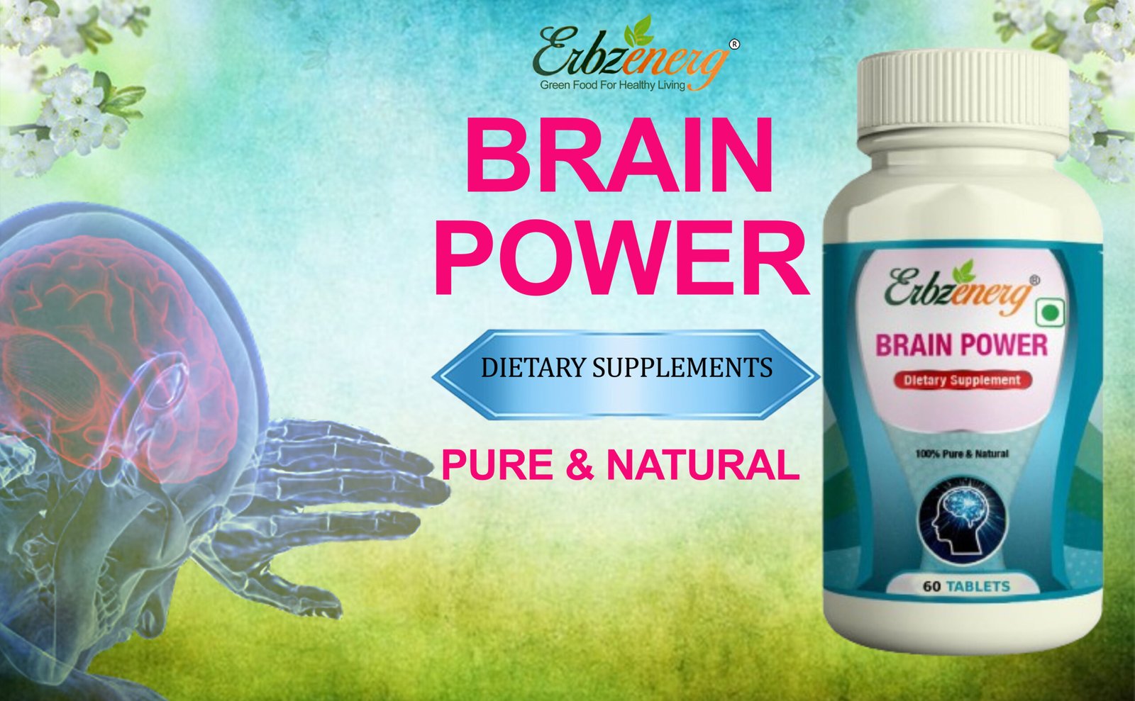 BRAIN POWER TABLET - Erbzenerg - Brain Booster