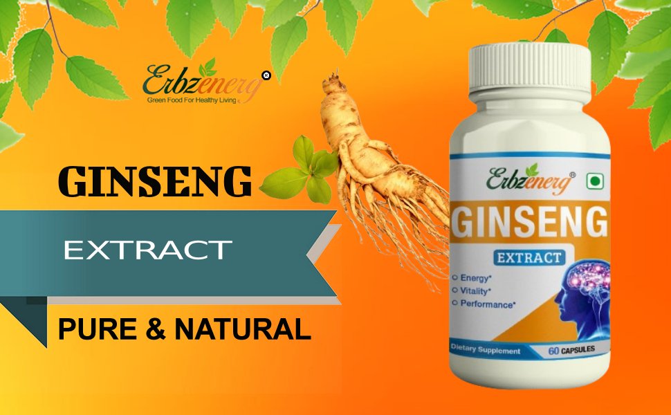 GINSENG CAPSULE - Erbzenerg - Brain Booster