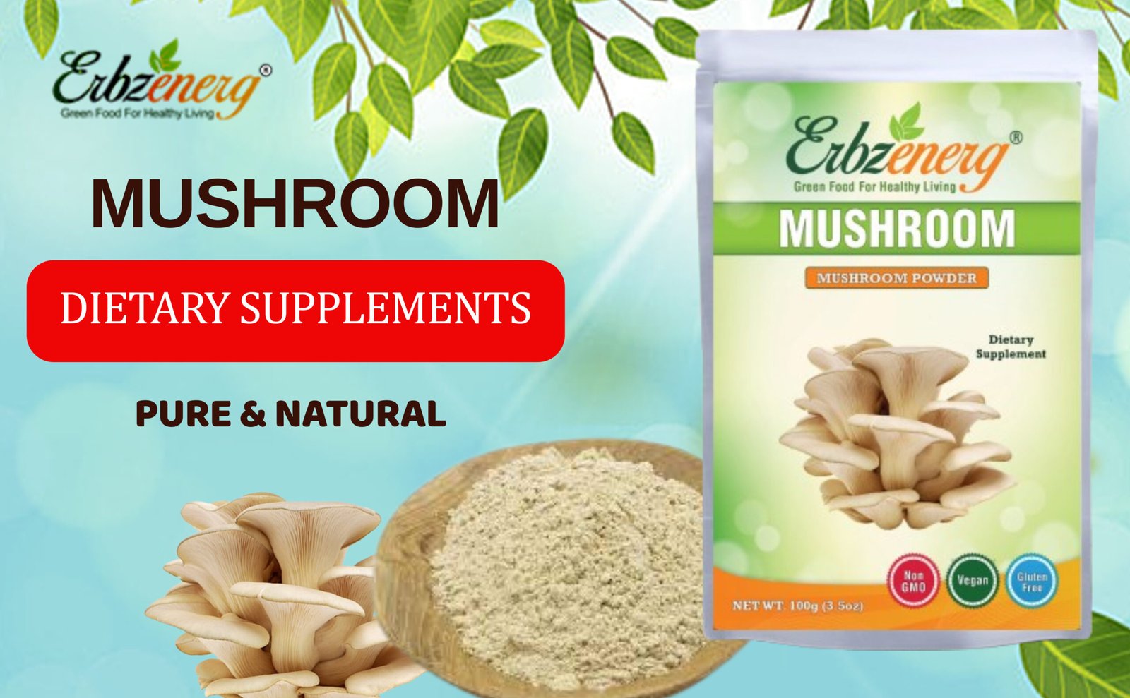 Oyster Mushroom Powder-01