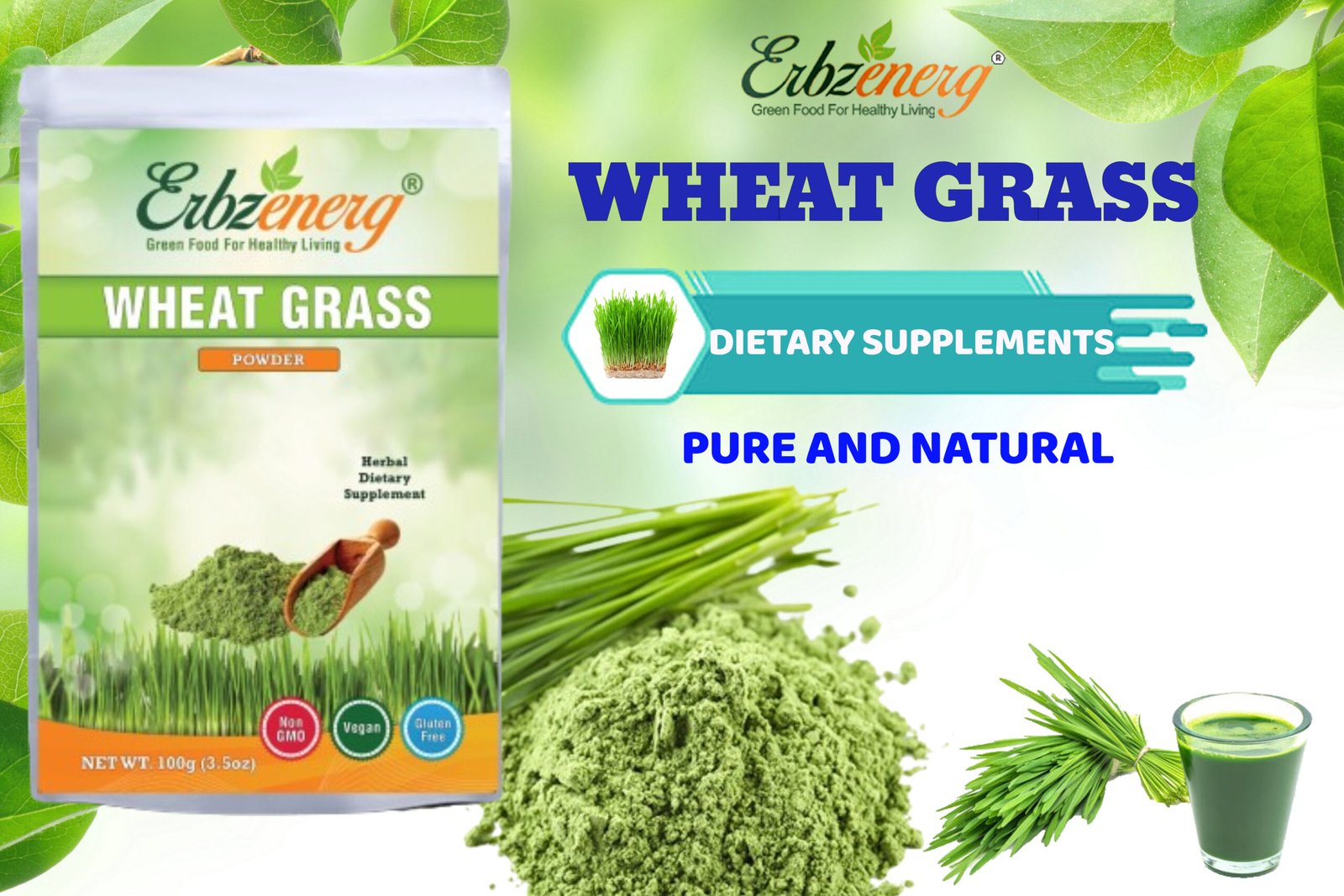 Wheat grass powder-01