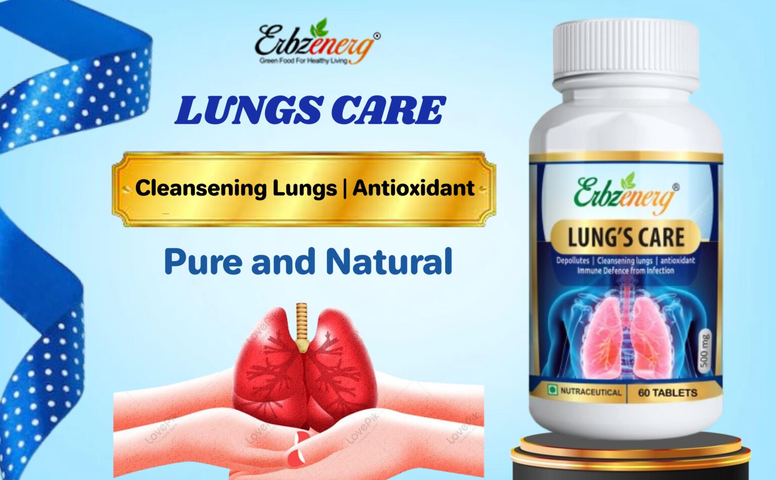 LUNGS CARE TABLET Erbzenerg Lungs Shop Now