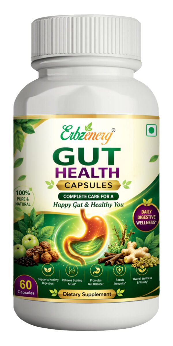 Erbzenerg Gut Health Capsules for Digestion and Bloating