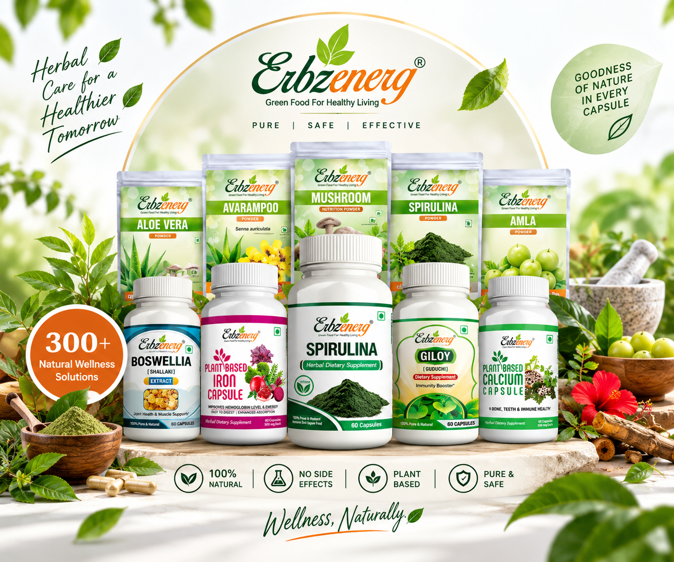 Erbzenerg Herbal Healthcare Supplements